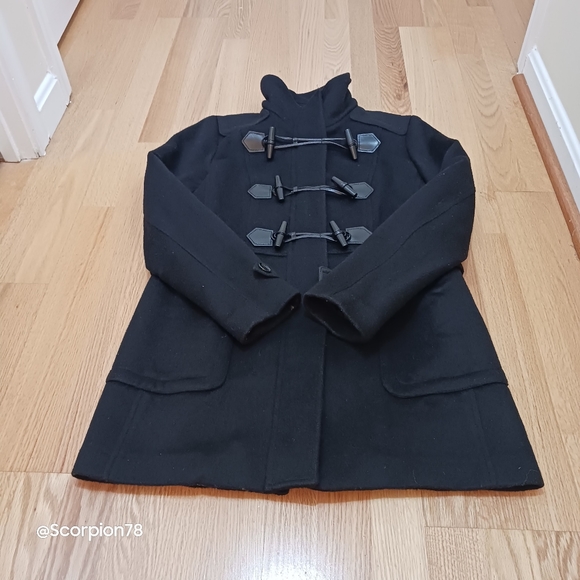 Burberry Jackets & Blazers - Burberry Brit Finsdale Wool/Toggle Coat Size 12 for Women